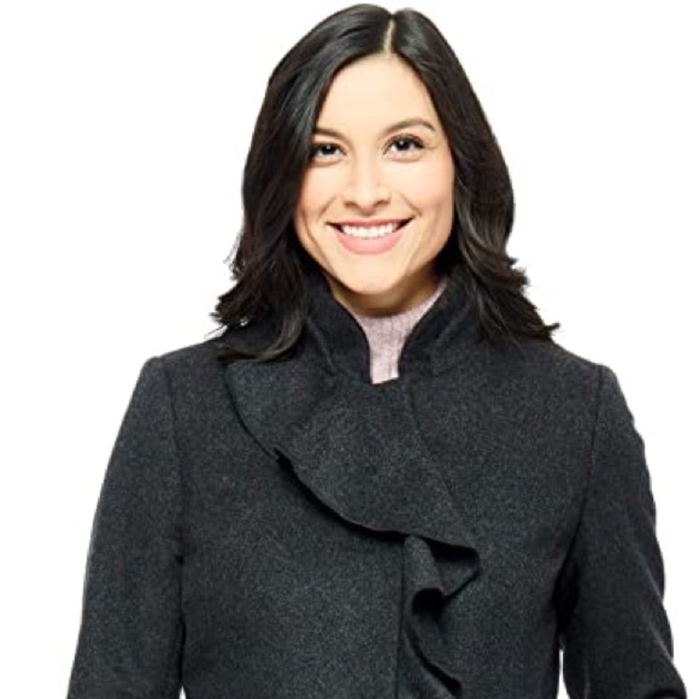 Gorgeous  wool ruffled coat